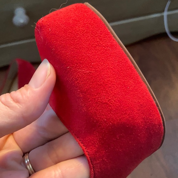 Jessica Simpson red high heels - Picture 4 of 4